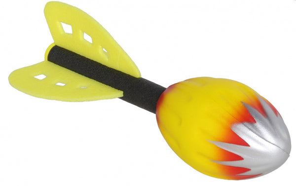 waterraket junior 22,5 cm foam geel/zwart/rood