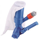 zwembadborstel aluminium blauw/wit/oranje