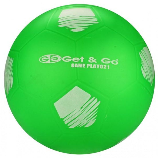 Voetbal PVC 21 cm Groen Per Stuk Maat 4