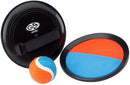 buitenspel Catchball 3-delig 20 cm blauw/oranje
