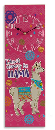 lama klok meisjes  20 x 2,5 x 60 cm papier roze