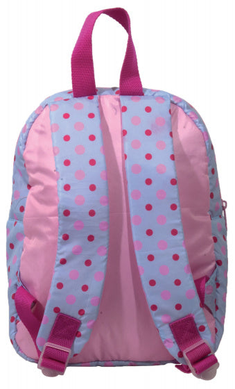 kinderrugzak konijn meisjes 30 cm polyester 12 liter roze/paars