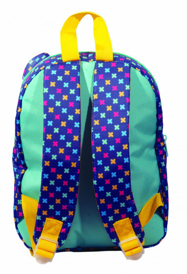schooltas Hippo junior 12 liter 25 x 30 cm polyester groen