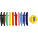 waskrijt 7 cm 10 stuks