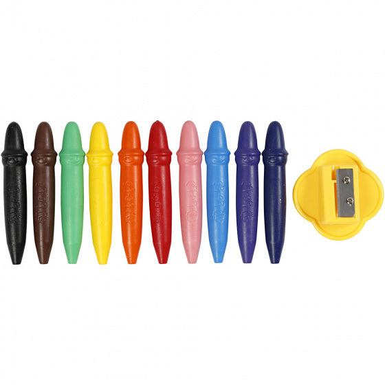 waskrijt 7 cm 10 stuks