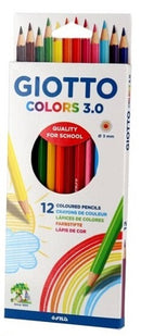 kleurpotloden Fila junior 18 cm 3 mm hout 12 stuks