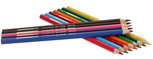 kleurpotloden Fila junior 18 cm 3 mm hout 12 stuks