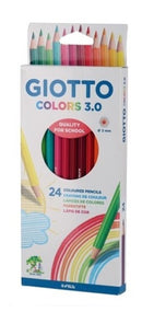 kleurpotloden Fila junior 18 cm 3 mm hout 24 stuks