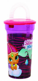 drinkbeker Disney Shimmer and Shine 400 ml paars
