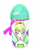drinkbeker met riempje Tinkerbell 400 ml paars/turquoise