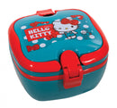 broodtrommel Hello Kitty rood/blauw
