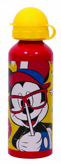 bidon met dop Mickey Mouse 542 ml rood/geel