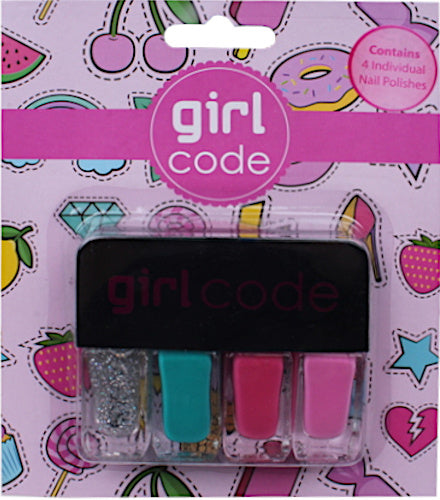 Girl Code Nagellakset 4 Stuks