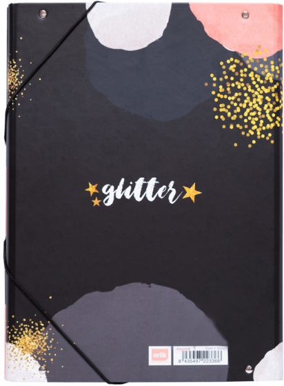elasto-/foldermap Gold Dreams A4 34 x 24 cm karton zwart