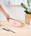 etui meisjes 21 x 7 cm polyester roze