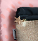 rugzak meisjes 20 liter polyester roze/zwart/goud