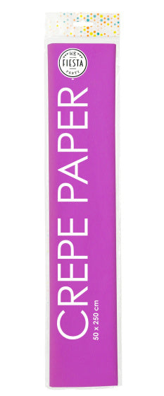 crêpepapier 250 x 50 cm paars