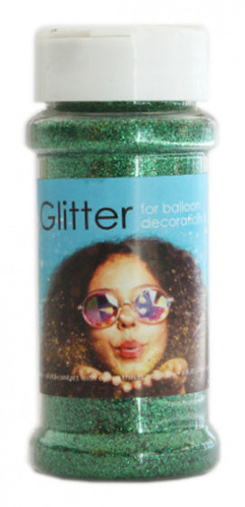 glitter 100 gram kunststof groen
