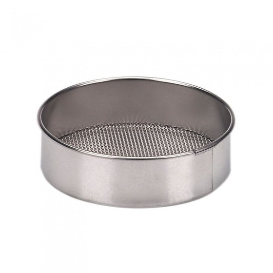 bakvorm zilver metaal 8 x 2 cm