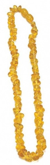 barnsteenketting 36-38 cm bruin