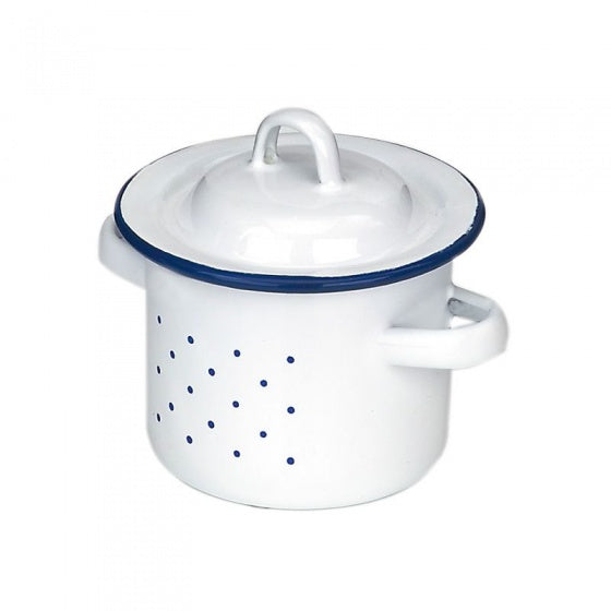 braadpan wit metaal 15 x 12 cm