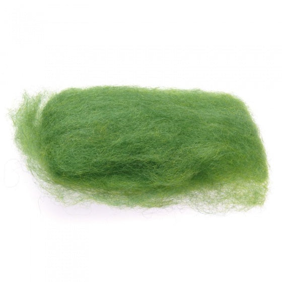 gekaarde wol 25 gram groen
