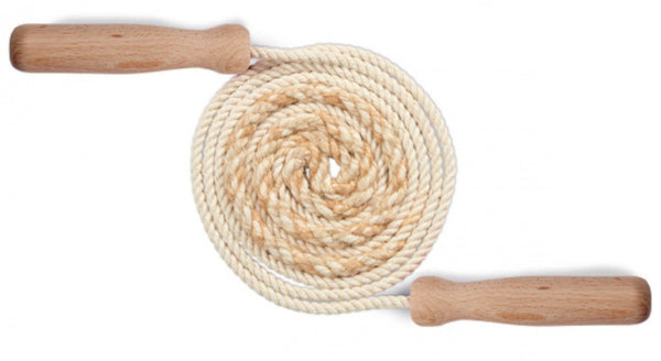 springtouw 2,5 m blank touw/hout