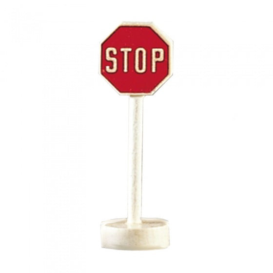 verkeersbord stopbord hout 10 cm
