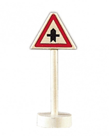 verkeersbord voorrangsbord hout 10 cm