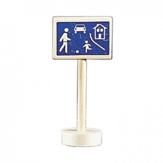 verkeersbord woownijk hout 10 cm
