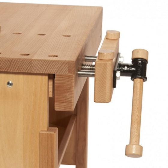 werkbank bruin hout junior 79 x 46 x 60 cm