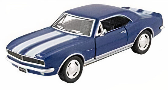 sportauto Camaro Z pullback 13 cm jongens staal blauw