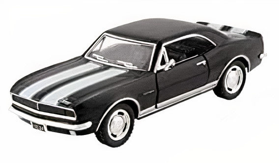 sportauto Camaro Z pullback 13 cm jongens staal zwart