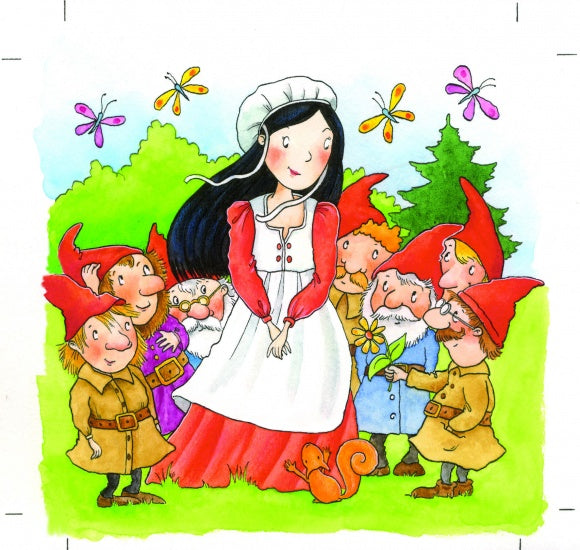 blokkenpuzzel Sprookjes junior hout 9-delig