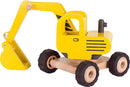 Goki Houten Graafmachine Geel