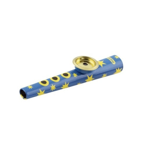 kazoo fluit blauw 13 cm
