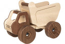 kiepwagen junior 27 x 16 x 8 cm hout bruin/naturel