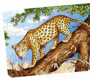legpuzzel Afrikaanse Dieren Tijger 12 cm hout 24-delig