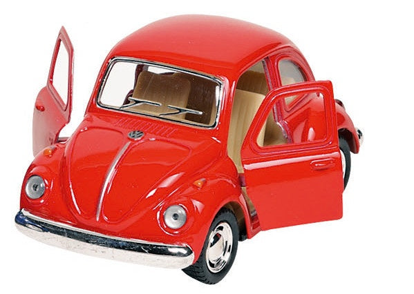 Metalen Volkswagen Klassieke Kever 1967: Rood