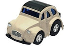 metalen mini-racer 2CV beige 5 cm