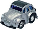 metalen mini-racer 2CV grijs 5 cm
