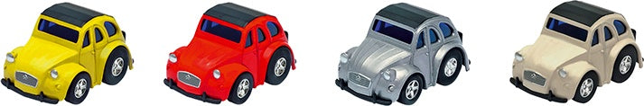 metalen mini-racer 2CV beige 5 cm