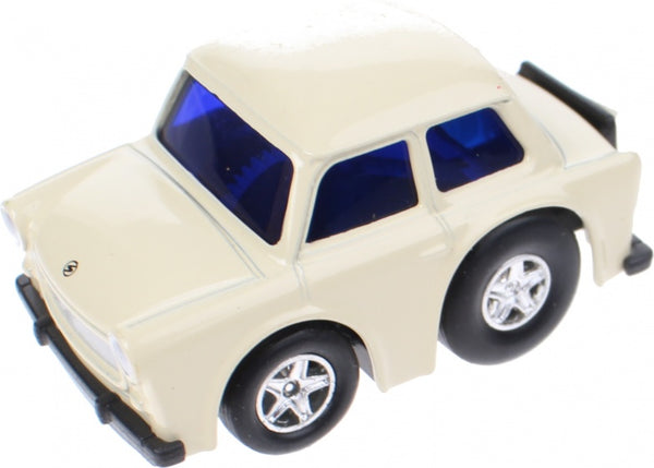 metalen mini-racer Trabant 601 beige 5 cm