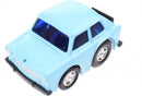 metalen mini-racer Trabant 601 blauw 5 cm