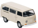 Metalen Volkswagen Bus T2 (1972) Crème