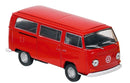 Metalen Volkswagen Bus T2 (1972) Rood