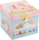 muziekdoos elfje 11 cm roze/blauw