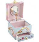 muziekdoos elfje 11 cm roze/blauw