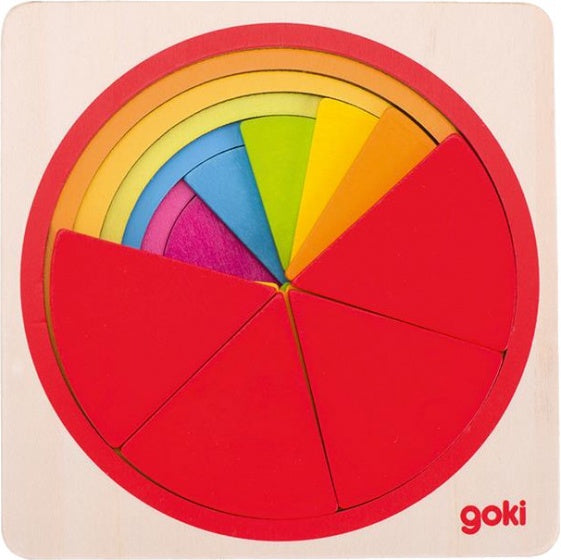 Goki Houten Lagenpuzzel Cirkel, 21st.