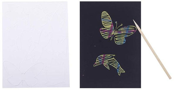 scratch papier set 4-delig